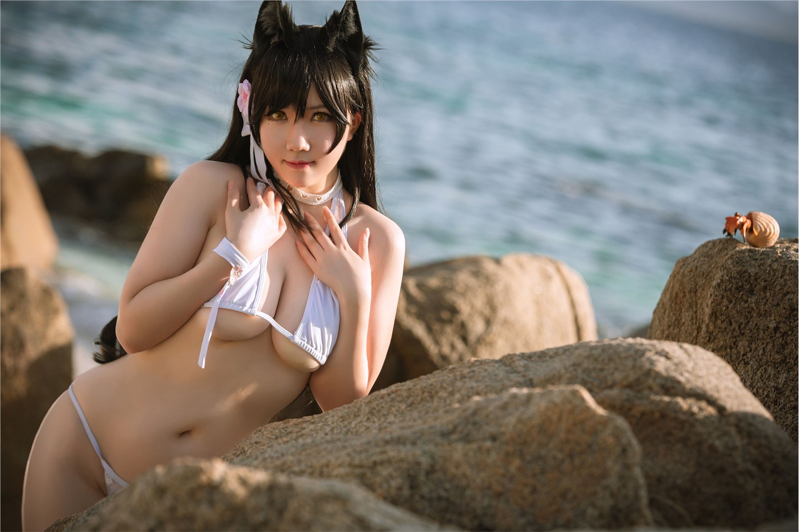 It's the end of the end. - Atago swimsuit(8)